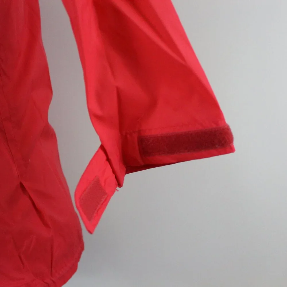 Columbia‎ Poppy Packable Windbreaker Jacket XS Orange Lightweight Zip Up Hooded